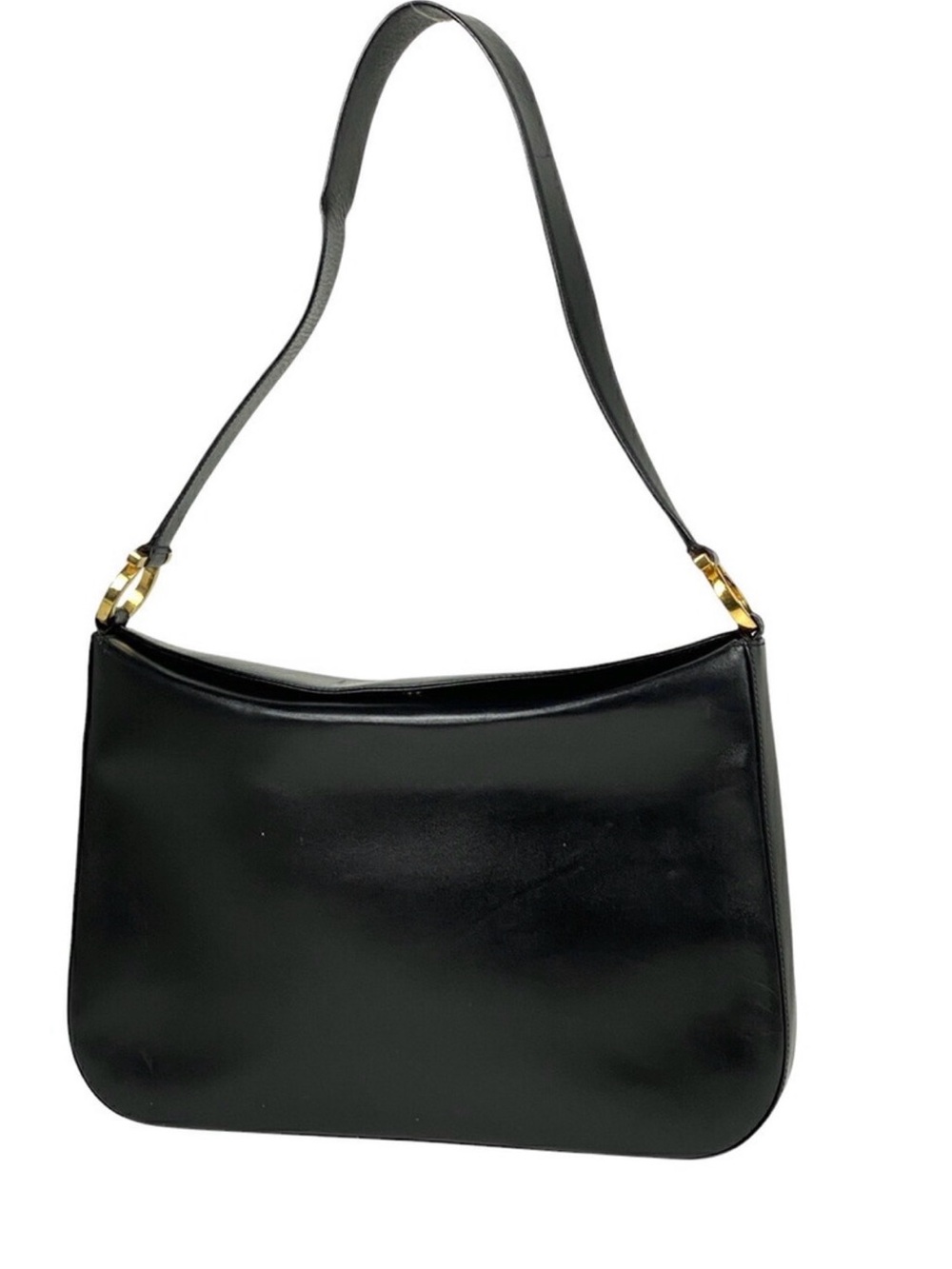 β₯οΈ NEW Salvatore Ferragamo $2900 RRP Large Gancini Black Shoulder Bag